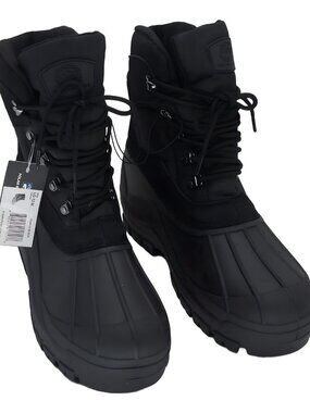 Polar Range Mens Peak Cold Weather Boots Black Size 12